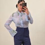 Camicia FEY celeste