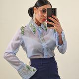 Camicia FEY celeste