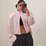Camicia DEBORAH pois rosa