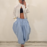 Camicia DEBORAH pois bianca