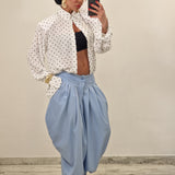 Camicia DEBORAH pois bianca