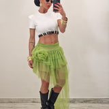 Maglia crop LARA bianca