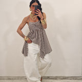 Top TRINA marrone