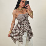 Top TRINA marrone