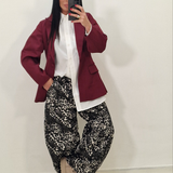 Pantalone Safari leopardato nero
