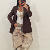 Blazer SHINE marrone