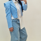Blazer Rihanna celeste