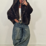 Eco pelliccia AURA t moro