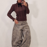 Jeans ONKY leopardato