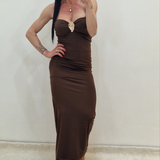 Abito Ylenia marrone