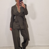 Coordinato Ester verde militare