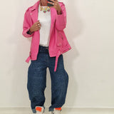 Chiodo Bubble rosa