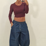 Maglia Tessa bordeaux