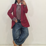 Blazer Anastasia bordeaux