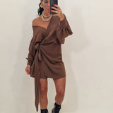 Dress corto Samuela cacao