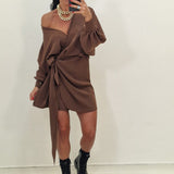 Dress corto Samuela cacao