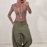 Pantalone  FATIMA verde militare