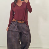 T-shirt WANDA bordeaux
