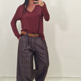 T-shirt WANDA bordeaux