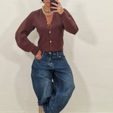 Cardigan Eliana marrone