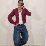 Cardigan Eliana bordeaux