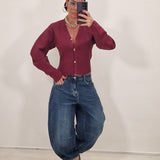 Cardigan Eliana bordeaux