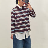 Camicia in maglia Lion a righe