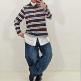 Camicia in maglia Lion a righe