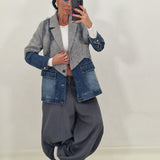 Blazer in denim KAIA
