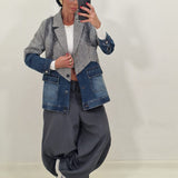 Blazer in denim KAIA