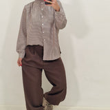 Camicia BAMBI righe marrone