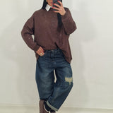 WITHNEY brown sweatshirt