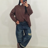 WITHNEY brown sweatshirt