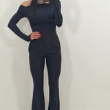 Black ROUGE trousers