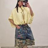 Bermuda di jeans HAVEN giallo