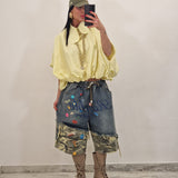 Bermuda di jeans HAVEN giallo
