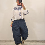 Camicia INDY bianca e blu