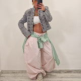 Giubbino di jeans MOLLY grigio