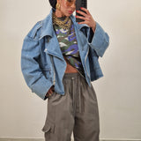 Giubbino di jeans FANTASY blu jeans