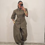 Coordinato ASIA verde militare