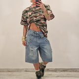 Bermuda in denim GIOELE blu jeans