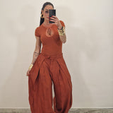 Pantalone BLOOM coccio