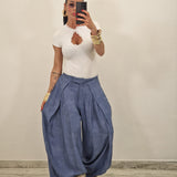 Pantalone BLOOM celeste