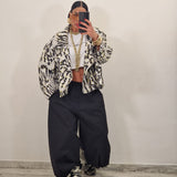 Giubbino di jeans FANTASY zebrato