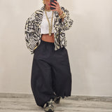 Giubbino di jeans FANTASY zebrato
