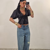Camicia PARADISE nera