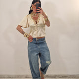Camicia PARADISE gialla