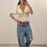 Camicia PARADISE gialla