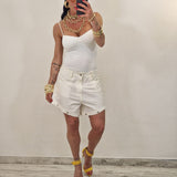 Jeans MAORI bianco
