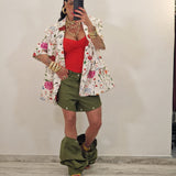 Jeans MAORI verde militare